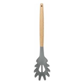 Epinox AKK-14 31.5 cm Silikon Spagetti Kaşığı Ahşap Sap