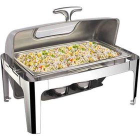 Epinox Camlı 9 lt Chafing Dish Roltop