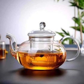 Epinox CD-400C 400 ML Süzgeçli Cam Demlik