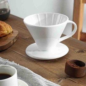 Epinox Dripper Beyaz Seramik Kahve Demleme