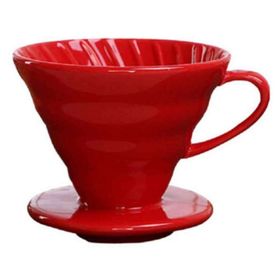 Epinox Dripper Kırmızı Seramik Kahve Demleme