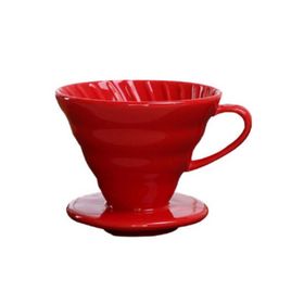 Epinox Dripper Kırmızı Seramik Kahve Demleme