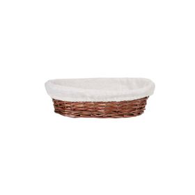 Epinox ES2417R Hasır Bezli Oval Ekmek Sepeti