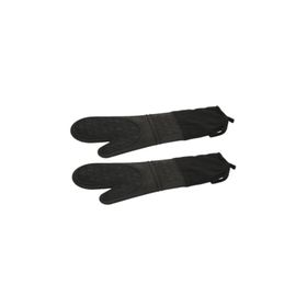 Epinox Ikili Siyah Silikon Mutfak Eldiveni - Yanmaz Eldiven 41.5 cm