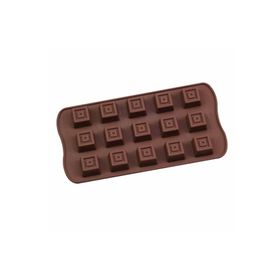 Epinox KRS-20 Kare 20.8x10.4x1.8 cm Silikon Çikolata Kalıbı