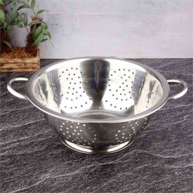 Epinox Paslanmaz Çelik 28 cm Çap Makarna Süzgeci