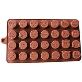Epinox SCK-43 Karışık Emoji Silikon Çikolata Kalıbı