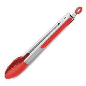 Epinox Silikon Kırmızı 25 cm Barbekü Maşası