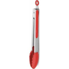 Epinox Silikon Kırmızı 25 cm Barbekü Maşası