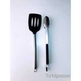 Epinox Silikon Spatula ve Maşa Seti
