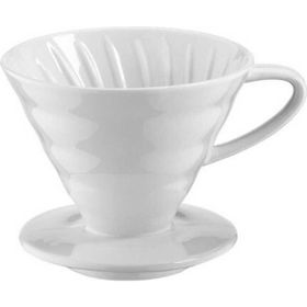 Epinox V60 02 Beyaz Seramik Kahve Demleme Potu