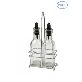 epinox Yasemin 2'li Set 200 ml Yağlık ve Sirkelik Cam Şişe