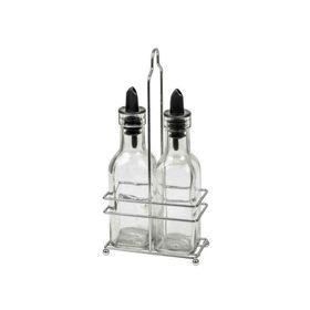 epinox Yasemin 2'li Set 200 ml Yağlık ve Sirkelik Cam Şişe