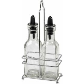 epinox Yasemin 2'li Set 200 ml Yağlık ve Sirkelik Cam Şişe