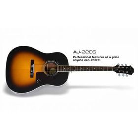 Epiphone AJ-220S Solid Top Akustik Gitar