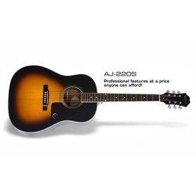 Epiphone AJ-220S Solid Top Akustik Gitar