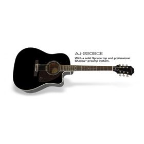Epiphone AJ220SCE Vintage Sunburst Elektro Akustik Gitar
