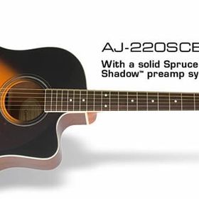 Epiphone AJ220SCE Vintage Sunburst Elektro Akustik Gitar