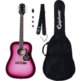 Epiphone Starling Hot Pink Pearl Akustik Gitar Başlangıç Paketi