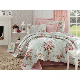 Eponj Home Alanur EP-015719 Mint Tek Kişilik Pike Takımı