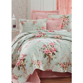 Eponj Home Alanur EP-015719 Mint Tek Kişilik Pike Takımı