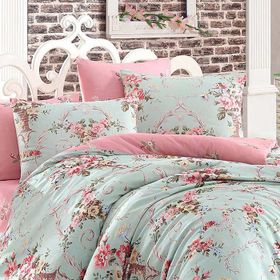 Eponj Home Alanur Mint Çift Kişilik Nevresim Takımı