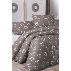 Eponj Home Amaour Kahverengi Çift Kişilik Nevresim Takımı