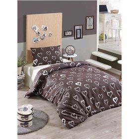 Eponj Home Amaour Kahverengi Tek Kişilik Nevresim Takımı