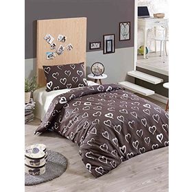 Eponj Home Amaour Kahverengi Tek Kişilik Nevresim Takımı