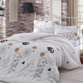 Eponj Home Atlantis Beyaz Kolay Ütülenir Tek Kişilik 160 x 220 cm Nevresim Takımı