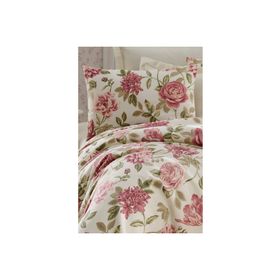 Eponj Home Baskılı Tek Kişilik Care Pembe Pike Seti