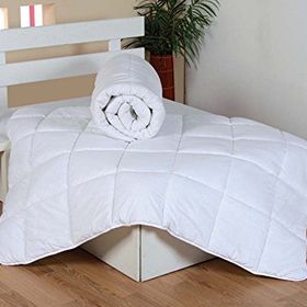 Eponj Home Beyaz Microfiber Silikon Tek Kişilik Yorgan