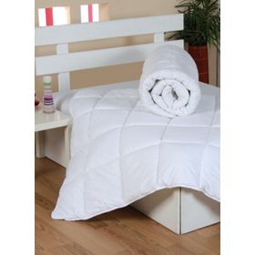 Eponj Home Beyaz Microfiber Silikon Tek Kişilik Yorgan