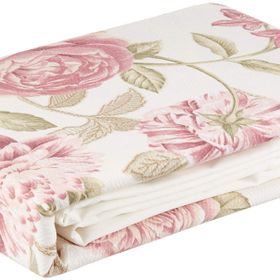 Eponj Home Care EP-015720 Pembe Çift Kişilik Pike Takımı