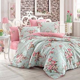 Eponj Home Çift Kişilik Alanur Mint Mature Nevresim Seti