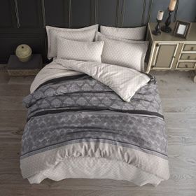 Eponj Home Çift Kişilik Creative Gri Kolay Ütülenir Nevresim Takımı
