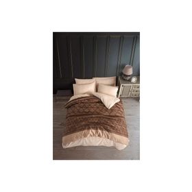 Eponj Home Çift Kişilik Creative Kahve Mature Nevresim Seti
