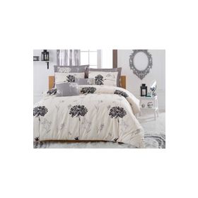 Eponj Home Çift Kişilik Efil Bej Gri Mature Nevresim Seti