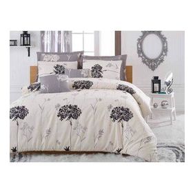 Eponj Home Çift Kişilik Efil Bej Gri Mature Nevresim Seti