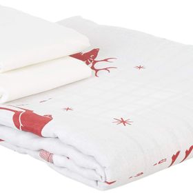 Eponj Home Çift Kişilik Geyik Bordo Mature Nevresim Seti
