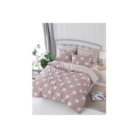 Eponj Home Çift Kişilik Herz Gül Kurusu Mature Nevresim Seti
