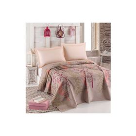 Eponj Home Doğal Baskılı Tek Kişilik Urla Bej Pike