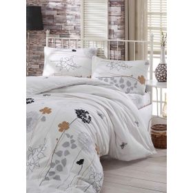 Eponj Home Ep-006697 Beyaz Atlantis Çift Kişilik Nevresim Takımı