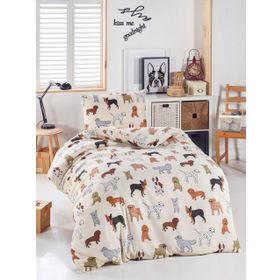 Eponj Home EP-022047 Junior Havhav Krem Tek Kişilik Nevresim Seti