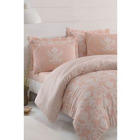 Eponj Home Mature Pure Pudra Çift Kişilik Nevresim Takımı