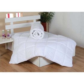 Eponj Home Microfiber Silikon Beyaz Çift Kişilik Yorgan