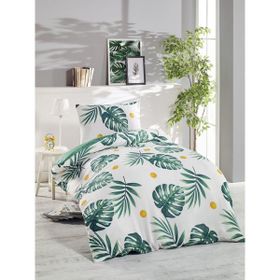 Eponj Home Monstera Yeşil Tek Kişilik Nevresim Takımı