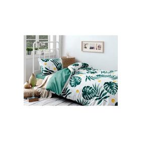 Eponj Home Monstera Yeşil Tek Kişilik Nevresim Takımı
