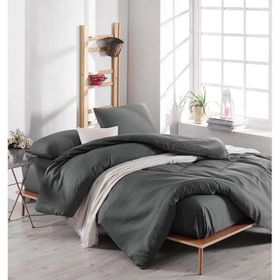 Eponj Home Paint D.Boya Füme Çift Kişilik Nevresim Takımı