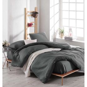 Eponj Home Paint D.Boya Füme Çift Kişilik Nevresim Takımı